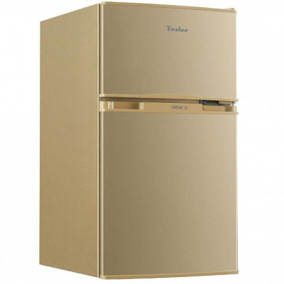 Холодильник TESLER RCT-100 CHAMPAGNE Холодильник TESLER RCT-100 CHAMPAGNE