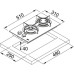 Варочная поверхность Franke FHCR 302 2G HE BK C черный Варочная поверхность Franke FHCR 302 2G HE BK C черный