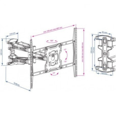Кронштейн для телевизора Kromax ATLANTIS-46 серый 22 Кронштейн для телевизора Kromax ATLANTIS-46 серый 22
