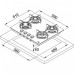Поверхность FRANKE fhcr 604 4g bk c (106.0052.049) Поверхность FRANKE fhcr 604 4g bk c (106.0052.049)