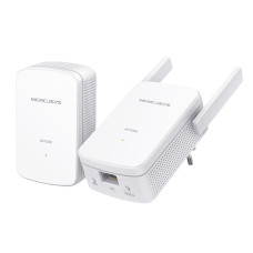 Комплект адаптеров Powerline Wi-Fi Mercusys MP510 KIT, 802.11n 2.4 ГГц 300 Мбит/с, 1x1000 Мбит/сек (MP510 KIT)