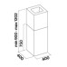 Вытяжка Falmec MIRA TOP ISOLA 400 мм из нержавеющей стали FaSteel CMFI40.E0P2#ZZZX491F
