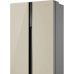 Холодильник WEISSGAUFF WSBS 500 Inverter NoFrost Beige Glass Холодильник WEISSGAUFF WSBS 500 Inverter NoFrost Beige Glass