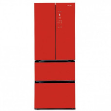 Холодильник TESLER RFD-361I RED GLASS Холодильник TESLER RFD-361I RED GLASS