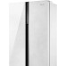 Холодильник WEISSGAUFF WSBS 500 Inverter NoFrost White Rock Glass Холодильник WEISSGAUFF WSBS 500 Inverter NoFrost White Rock Glass
