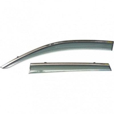 Ветровики Artway Nissan Teana 13- инжекционные с металлизированным молдингом, Компл