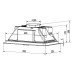 Вытяжка KRONA Ameli light 600 inox PB Вытяжка KRONA Ameli light 600 inox PB