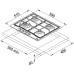 Поверхность FRANKE fhtl 604 3g tc bd c Поверхность FRANKE fhtl 604 3g tc bd c