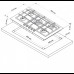 Варочная поверхность ELECTRONICSDELUXE GG51130245F TC-002 Варочная поверхность ELECTRONICSDELUXE GG51130245F TC-002