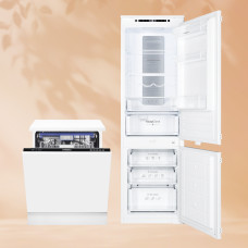 Комплект встраиваемой техники: Холодильник Hansa BK318.3FVC + Посудомоечная машина Hansa ZIM608EH, 60 см