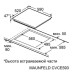 Варочная поверхность MAUNFELD CVCE593STBK LUX Варочная поверхность MAUNFELD CVCE593STBK LUX