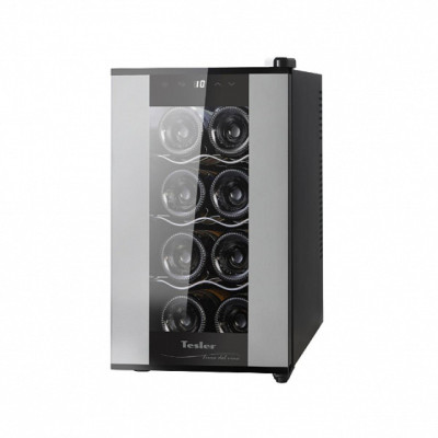 Винный шкаф TESLER WCV-080 SILVER Винный шкаф TESLER WCV-080 SILVER