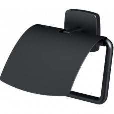 Держатель для туалетной бумаги с крышкой AM.PM Gem A90341422 черный