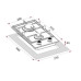 Варочная поверхность HiSTORY HGE 320C FBG Варочная поверхность HiSTORY HGE 320C FBG