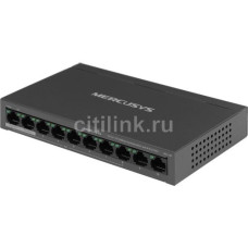 Коммутатор MERCUSYS MS110P, неуправляемый