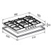 Газовая поверхность ZIGMUND & SHTAIN GN 278.91 S Газовая поверхность ZIGMUND & SHTAIN GN 278.91 S