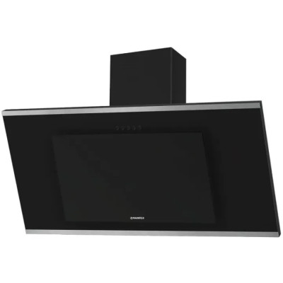 Вытяжка MAUNFELD Tower G 90 см BLACK+SATIN stripes (цвет ЧЕРНЫЙ/черное стекло+САТИН вставки)