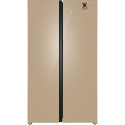 Холодильник WEISSGAUFF WSBS 1036 Inverter NoFrost Premium Сhampagne Glass Холодильник WEISSGAUFF WSBS 1036 Inverter NoFrost Premium Сhampagne Glass