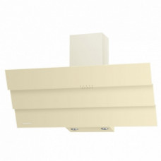 Вытяжка MAUNFELD CASCADA TRIO 90 БЕЖЕВОЕ стекло/ фурнитура ХРОМ