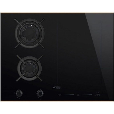 Комбинированная варочная панель SMEG PM6621WLDR Комбинированная варочная панель SMEG PM6621WLDR