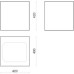 Вытяжка FALMEC rubik 42 black (450) isola Вытяжка FALMEC rubik 42 black (450) isola