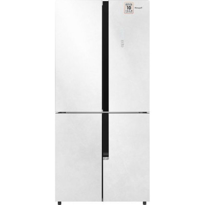 Холодильник WEISSGAUFF WCD 450 White Rock Glass NoFrost Inverter Холодильник WEISSGAUFF WCD 450 White Rock Glass NoFrost Inverter
