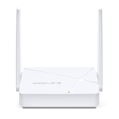 Wi-Fi роутер Mercusys MR20, 802.11a/b/g/n, 2.4 / 5 ГГц, до 733 Мбит/с, LAN 2x100 Мбит/с, WAN 1x100 Мбит/с, внешних антенн: 2x5 дБи