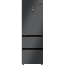 Холодильник WEISSGAUFF WFD 450 Total NoFrost Inverter Dark Grey Built-in