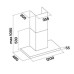 Вытяжка FALMEC Lumina NRS Glass Black 120 CLMN20.00P2#NROI490F