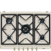 Газовая поверхность SMEG SRV876AVOGH Газовая поверхность SMEG SRV876AVOGH