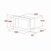 Микроволновая печь TEKA ML 8200 BI FULL BLACK (112060011) Микроволновая печь TEKA ML 8200 BI FULL BLACK (112060011)