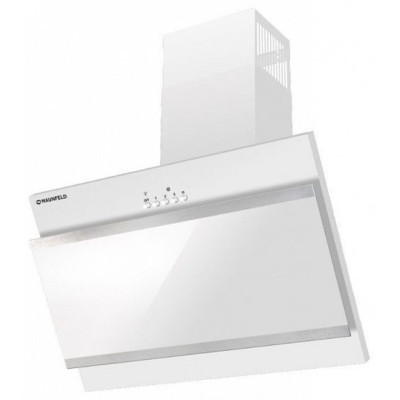 Вытяжка MAUNFELD tower g 60 см white+satin stripes (цвет белый+белое стекло+сатин вставки)