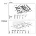 Газовая панель GORENJE GW 6D42 CLI Газовая панель GORENJE GW 6D42 CLI