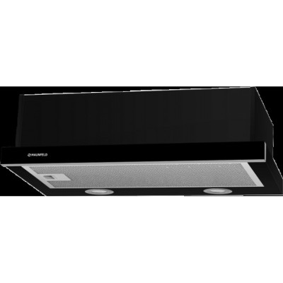 Встраиваемая вытяжка MAUNFELD vs light 50 black glass b галоген (черный+черное стекло)