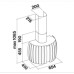 Вытяжка FALMEC Prestige Glass White 65 CPGN65.E0P2#ZZZF491F