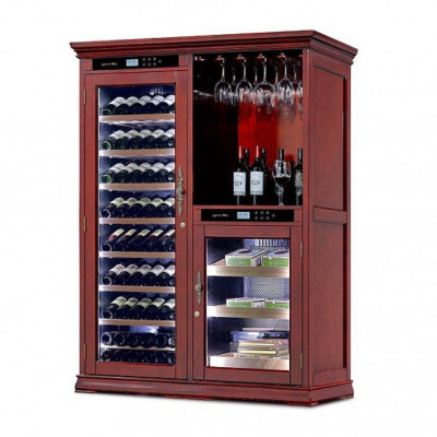 Винный шкаф MEYVEL MV108-WM2-BAR-HUM-C Винный шкаф MEYVEL MV108-WM2-BAR-HUM-C