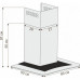 Каминная вытяжка CIARKO Sigma 60 Inox JDR Каминная вытяжка CIARKO Sigma 60 Inox JDR