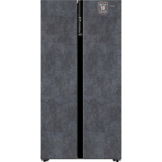 Холодильник WEISSGAUFF WSBS 600 NoFrost Inverter Rock Glass