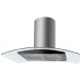Вытяжка MAUNFELD ANCONA PLUS A (GLASS ISLA) 90 нержавеющая сталь/черное стекл
