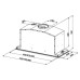 Вытяжка FABER INCA LUX GLASS EV8 X/WH A70 Вытяжка FABER INCA LUX GLASS EV8 X/WH A70
