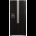 Холодильник HITACHI R-W 662 PU7X GBK черное стекло Холодильник HITACHI R-W 662 PU7X GBK черное стекло