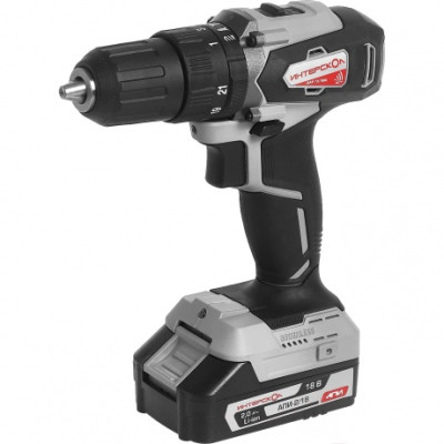 Дрель-шуруповерт аккумуляторная Интерскол ДАУ-13/18ВК (573.2.2.70)