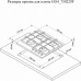 Варочная поверхность ELECTRONICSDELUXE GG4 750229F-030 бежевый Варочная поверхность ELECTRONICSDELUXE GG4 750229F-030 бежевый