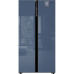 Холодильник WEISSGAUFF WSBS 600 NoFrost Inverter Blue Glass Холодильник WEISSGAUFF WSBS 600 NoFrost Inverter Blue Glass