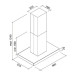 Вытяжка FALMEC blade parete wh (800) Вытяжка FALMEC blade parete wh (800)