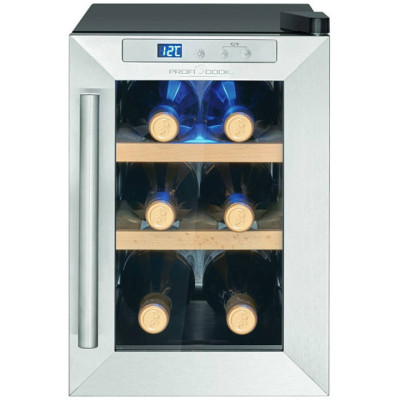 Винный шкаф PROFI COOK PC-WK 1231 sw-inox Винный шкаф PROFI COOK PC-WK 1231 sw-inox