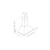 Вытяжка PANDO P-221/70 INOX V.730 ECS Вытяжка PANDO P-221/70 INOX V.730 ECS