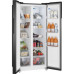 Холодильник WEISSGAUFF WSBS 500 Inverter NoFrost Black Glass Холодильник WEISSGAUFF WSBS 500 Inverter NoFrost Black Glass