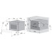 Духовой шкаф V-ZUG Combair V6000 45 C6T-21050 чёрное стекло Духовой шкаф V-ZUG Combair V6000 45 C6T-21050 чёрное стекло