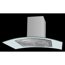 Вытяжка MAUNFELD ANCONA ISLA 90 нержавейка/прозрачное стекло